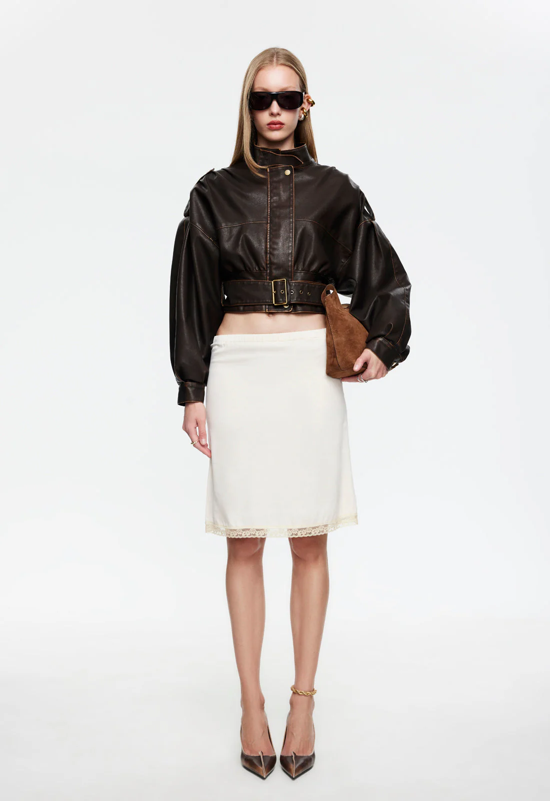 BELLA MIDI SKIRT - BUTTER