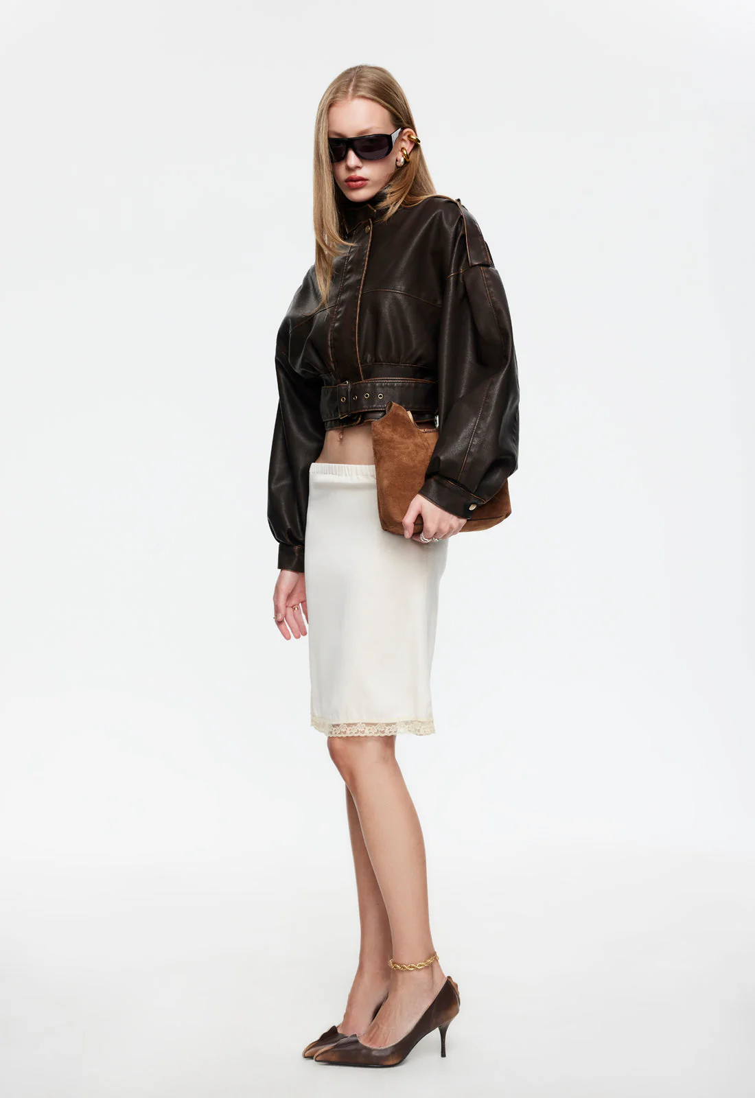 BELLA MIDI SKIRT - BUTTER