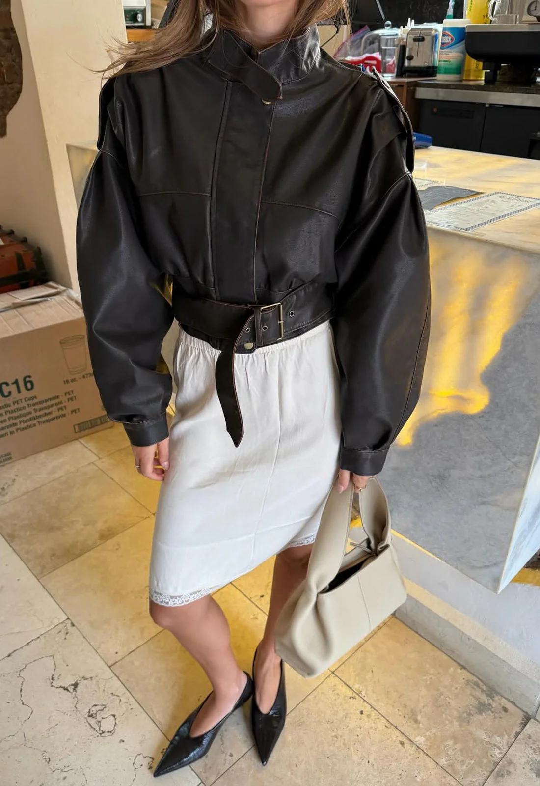 BELLA MIDI SKIRT - BUTTER