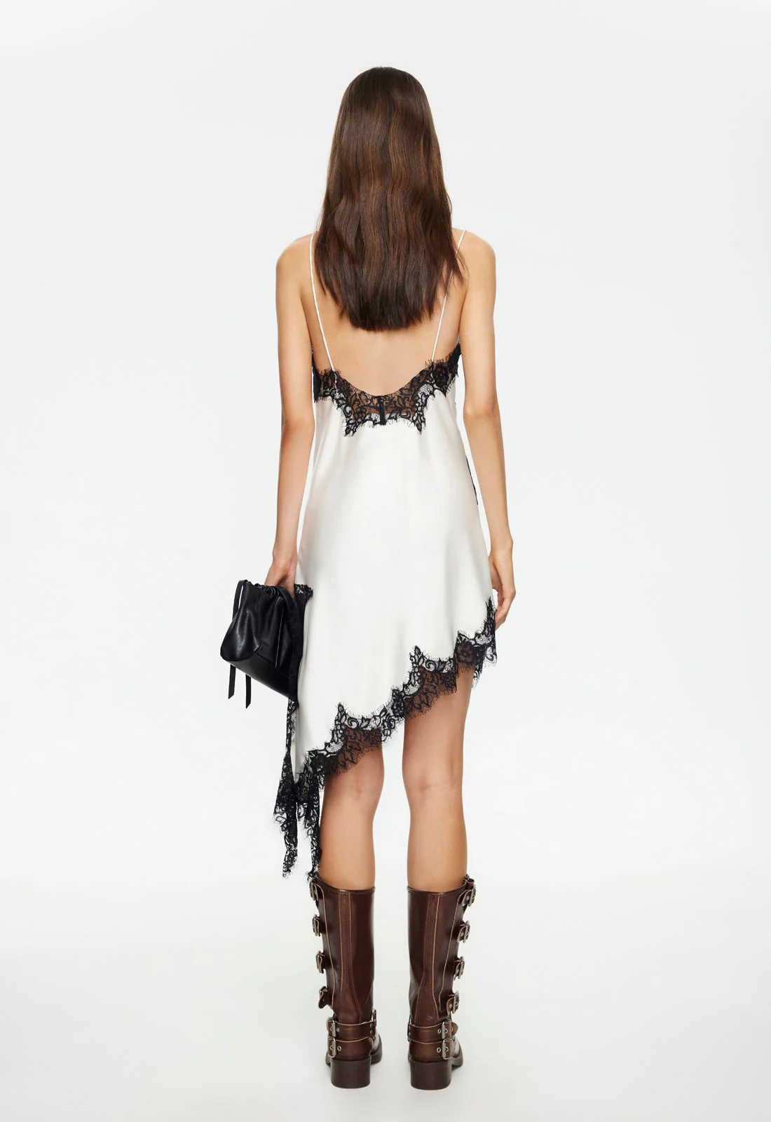 EMERGING MIDI DRESS - PORCELAIN