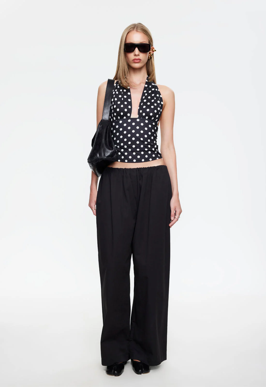 SAFARI HALTER - NOIR POLKA