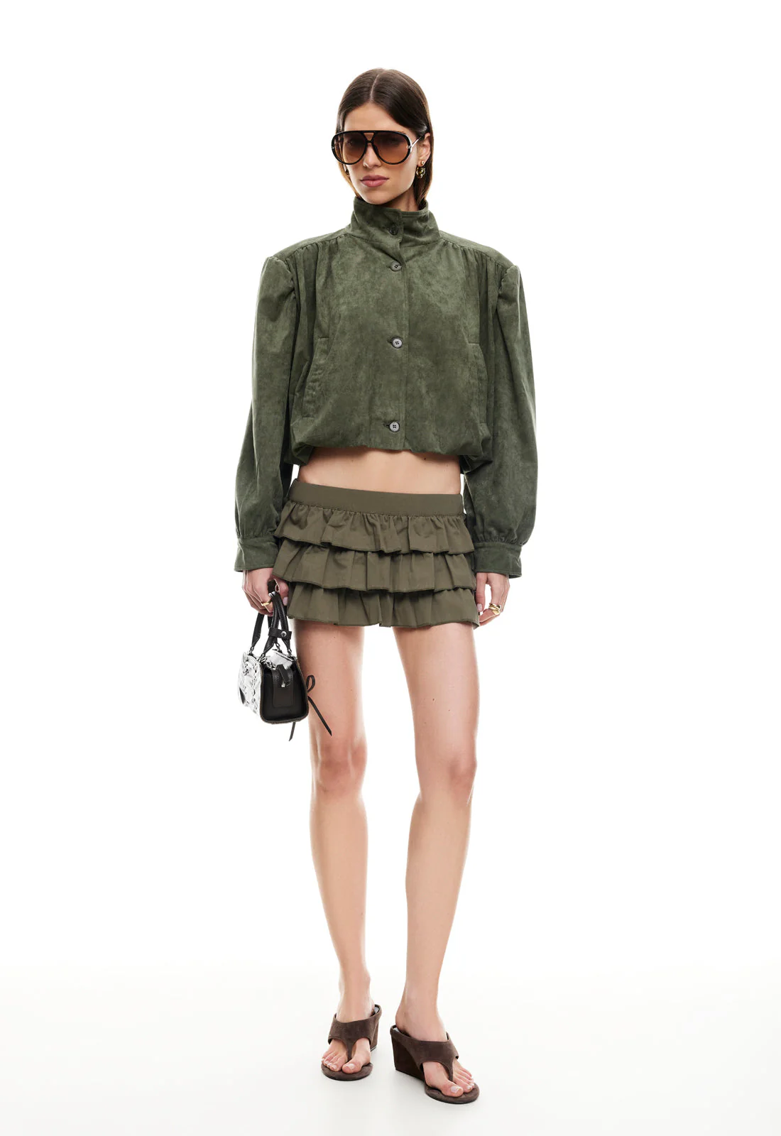 SOLSTICE MINI SKORT - SAFARI