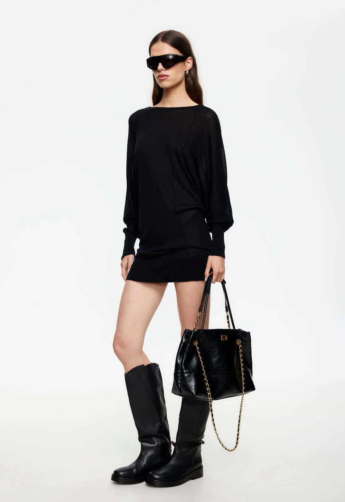 232-bellissimo-mini-dress-noir-1.webp BELLISSIMO MINI DRESS - NOIR