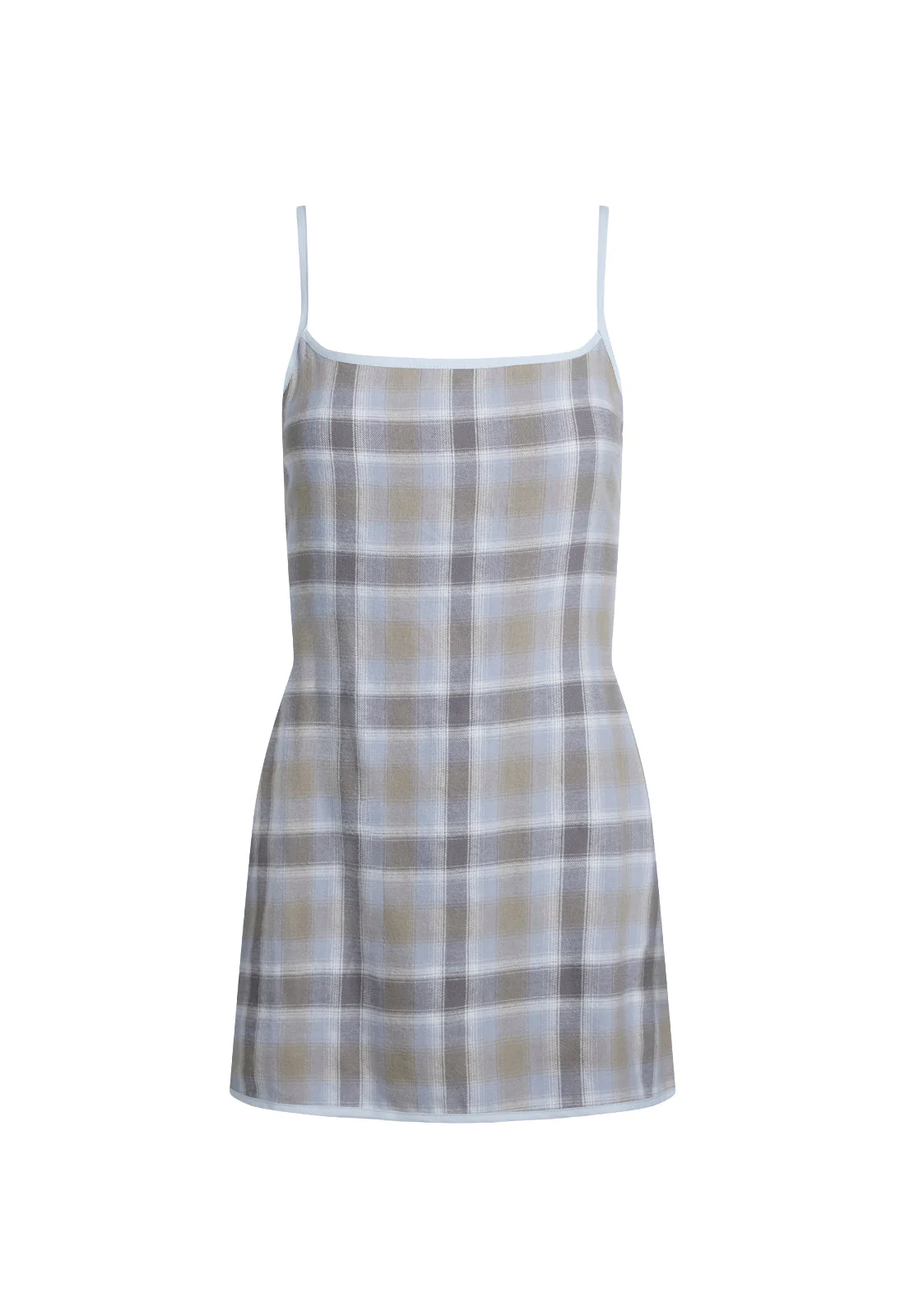 3322-voyage-mini-dress-ash-plaid-5.webp VOYAGE MINI DRESS - ASH PLAID