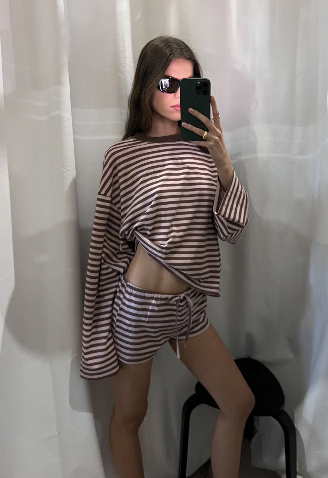 3746-kourt-bloomers-chocolate-blush-stripe-1.webp KOURT BLOOMERS - CHOCOLATE BLUSH STRIPE