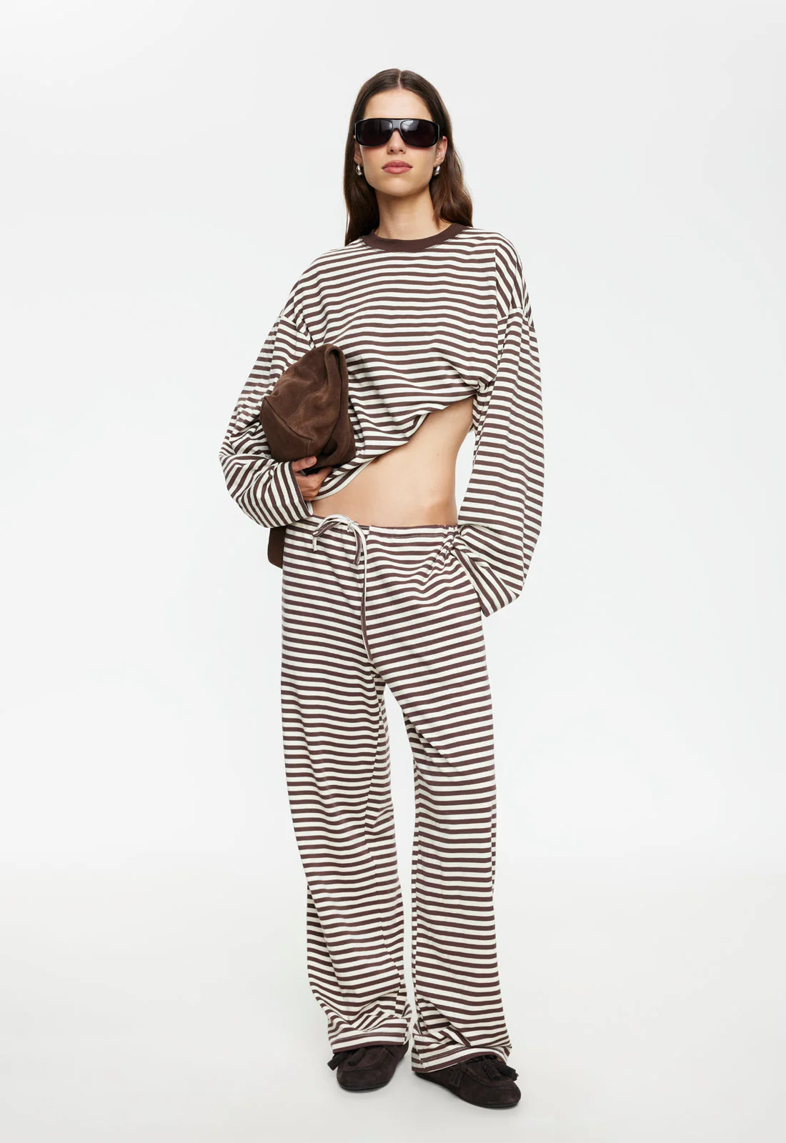 3754-bloom-pant-dark-chocolate-stripe-1.webp BLOOM PANT - DARK CHOCOLATE STRIPE