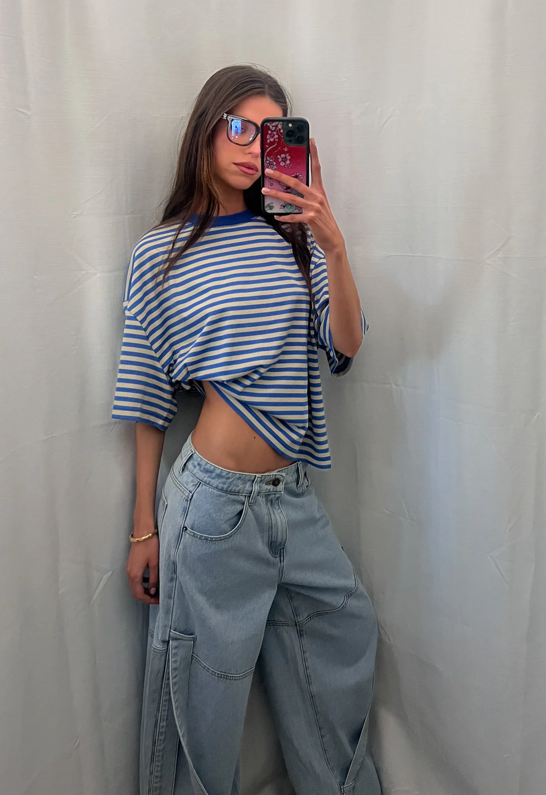 BLOOM SHORT SLEEVE - MICKEY BLUE STRIPE
