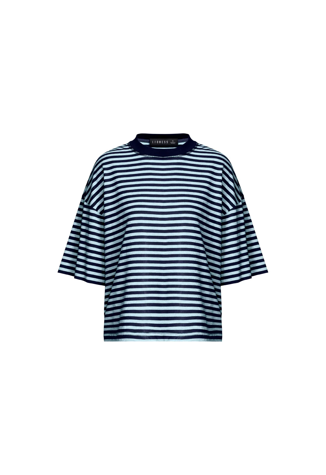3842-bloom-short-sleeve-navy-sea-stripe-7.webp BLOOM SHORT SLEEVE - NAVY SEA STRIPE