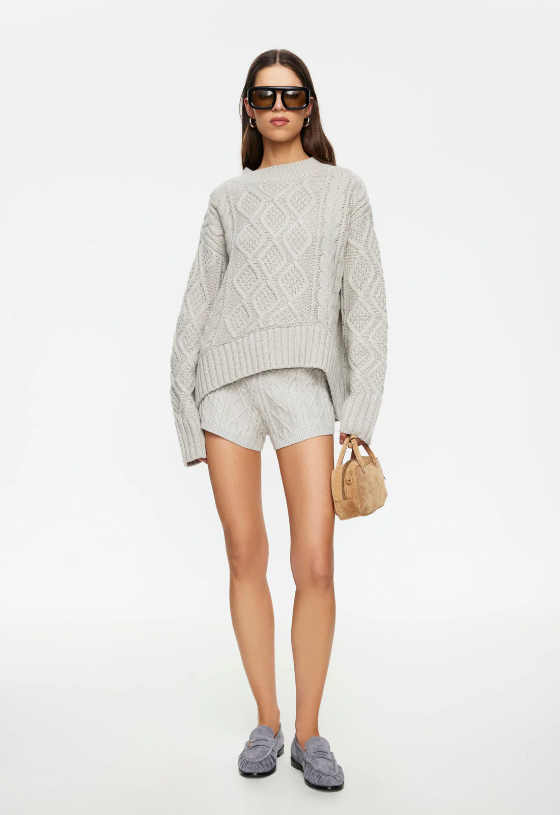 4018-housewife-knit-short-ash-cable-2.webp HOUSEWIFE KNIT SHORT - ASH CABLE